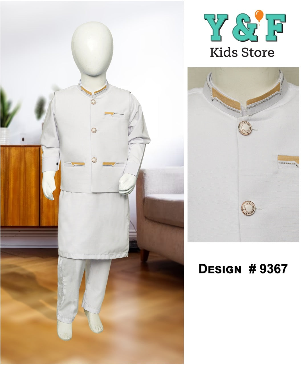 Boys Kurta Pajama - 9367