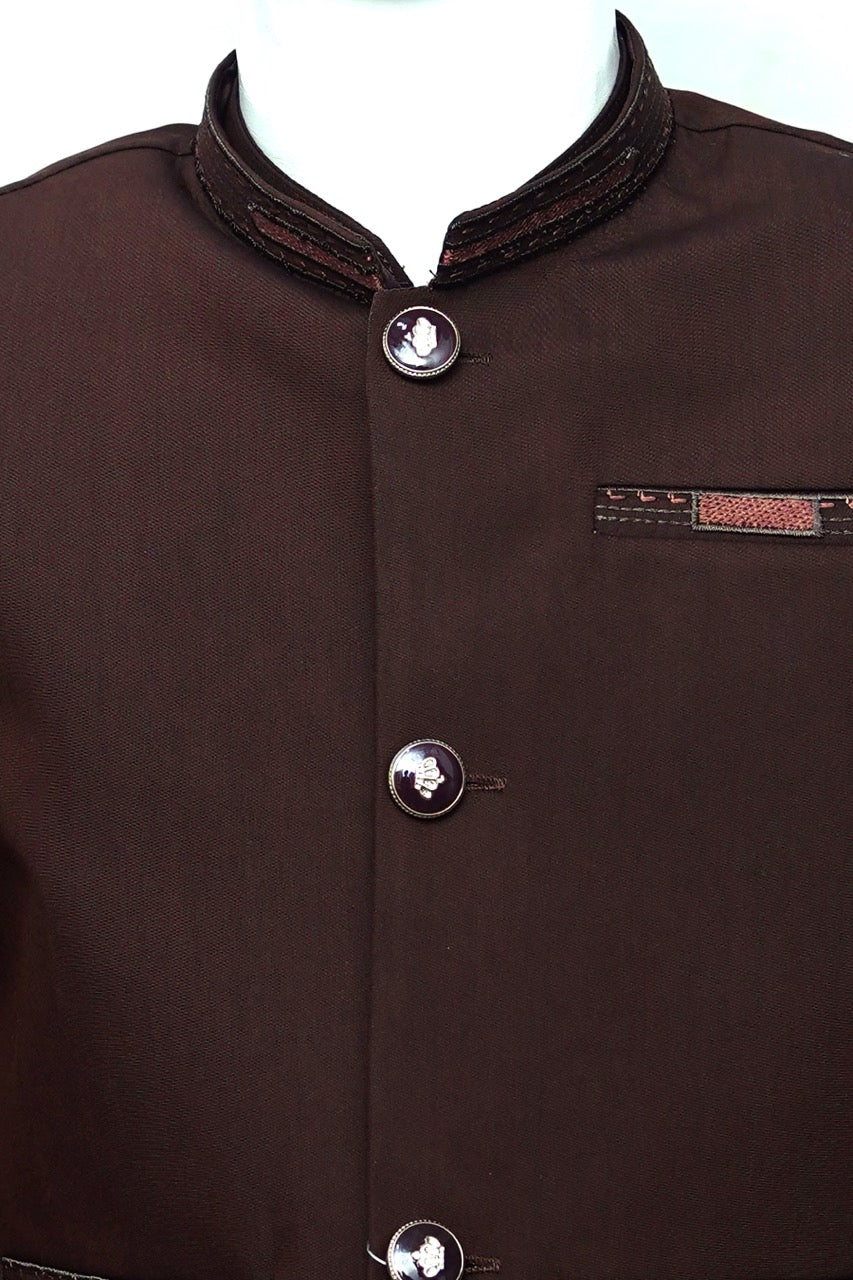 Boys Kurta Pajama With Waistcoat - 9368