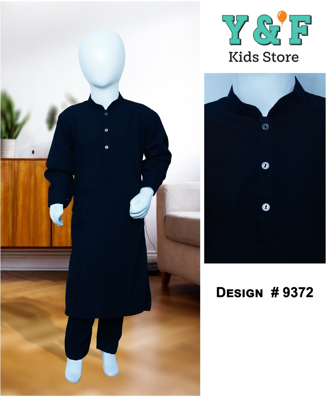 Boys Kurta Pajama - 9372