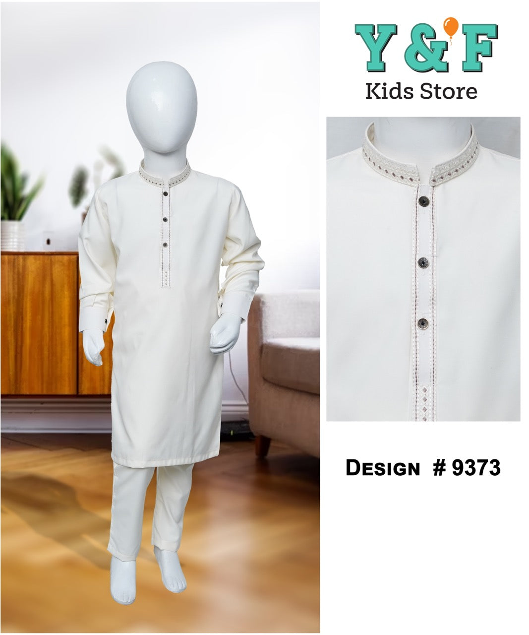 Boys Kurta Pajama - 9373