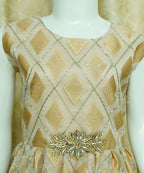 Girls Maxi With Sleeves Attached- 1023