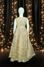 Girls Maxi With Sleeves Attached- 1023