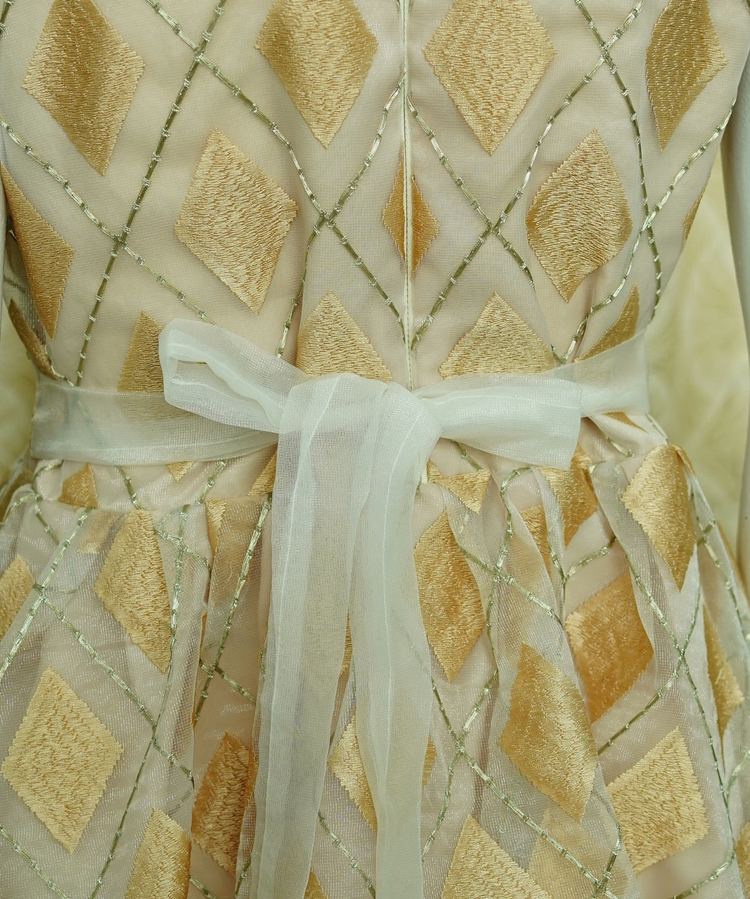 Girls Maxi With Sleeves Attached- 1023