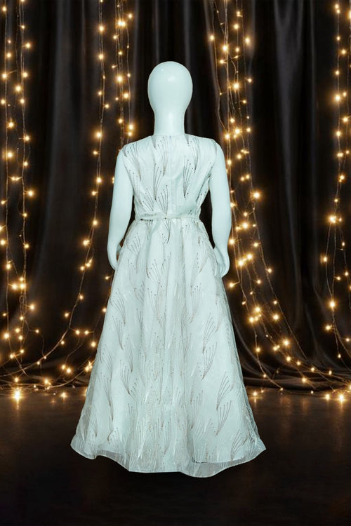 Girls Maxi With Sleeves Attached- 1021