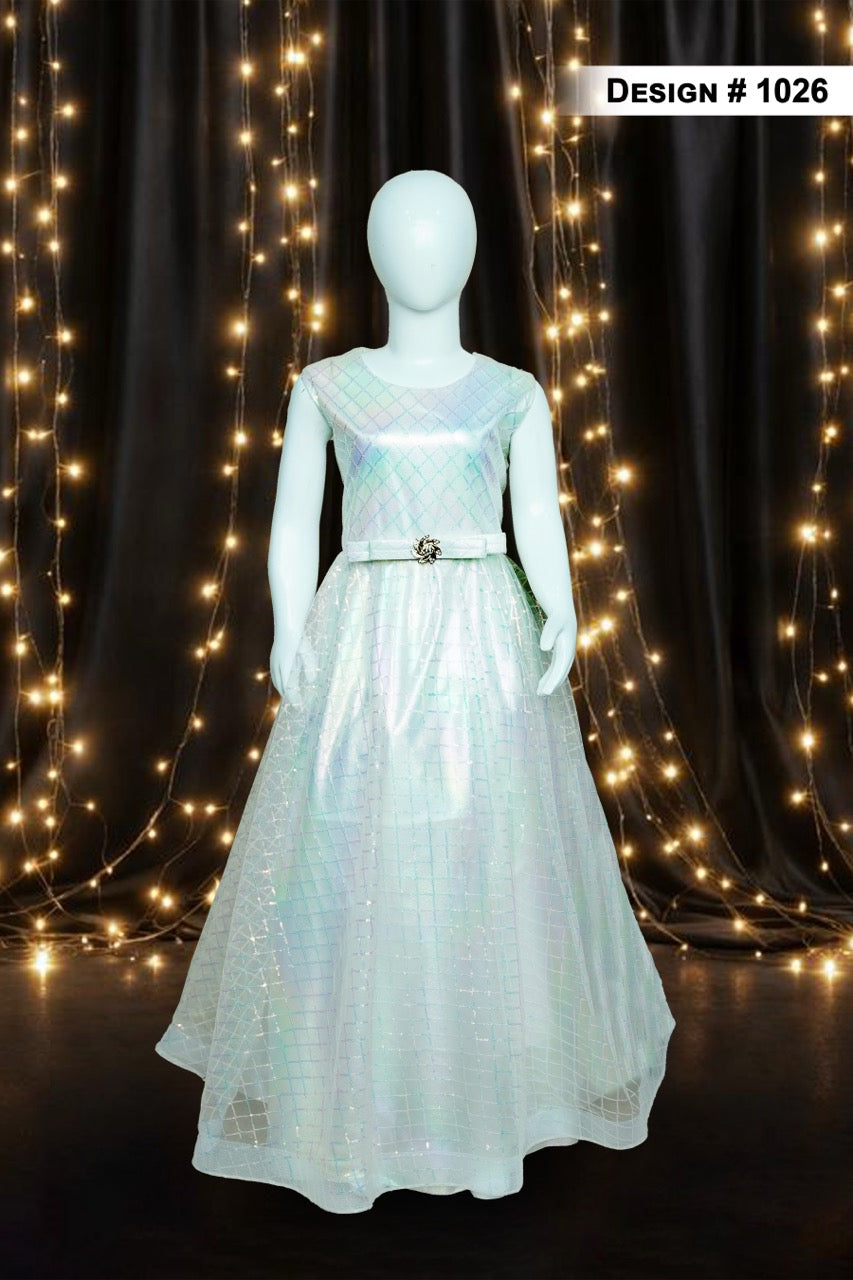 Girls Maxi With Sleeves Attached- 1026