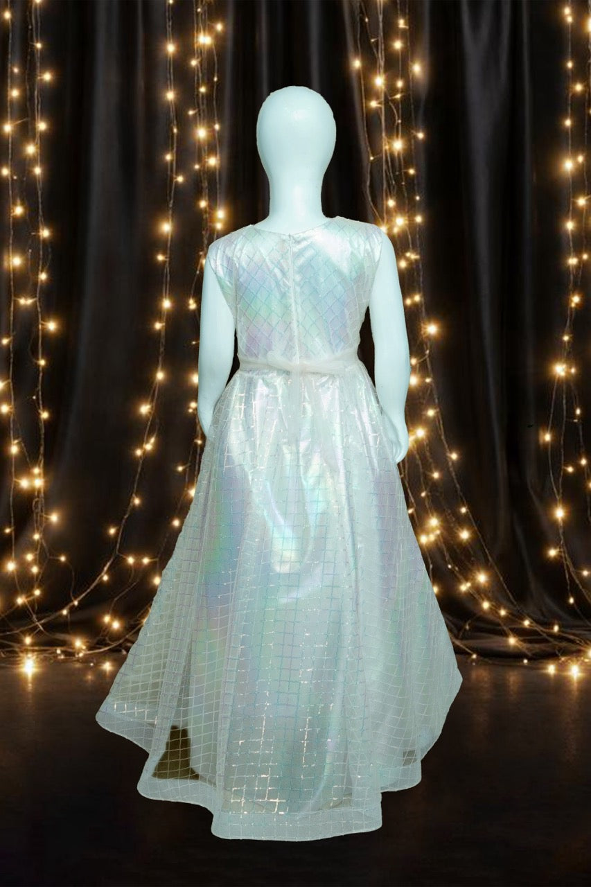 Girls Maxi With Sleeves Attached- 1026