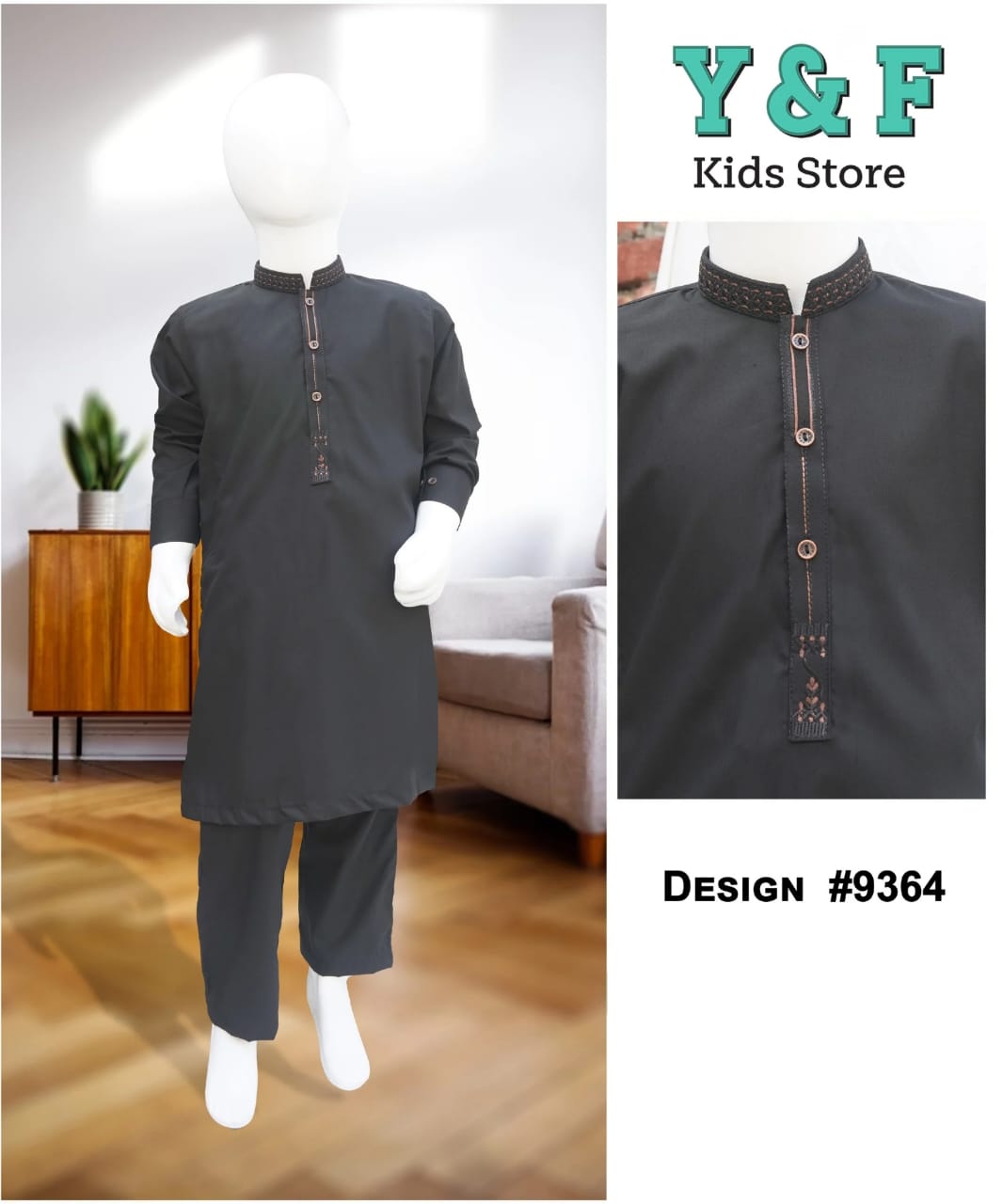 Boys Kurta Pajama - 9364