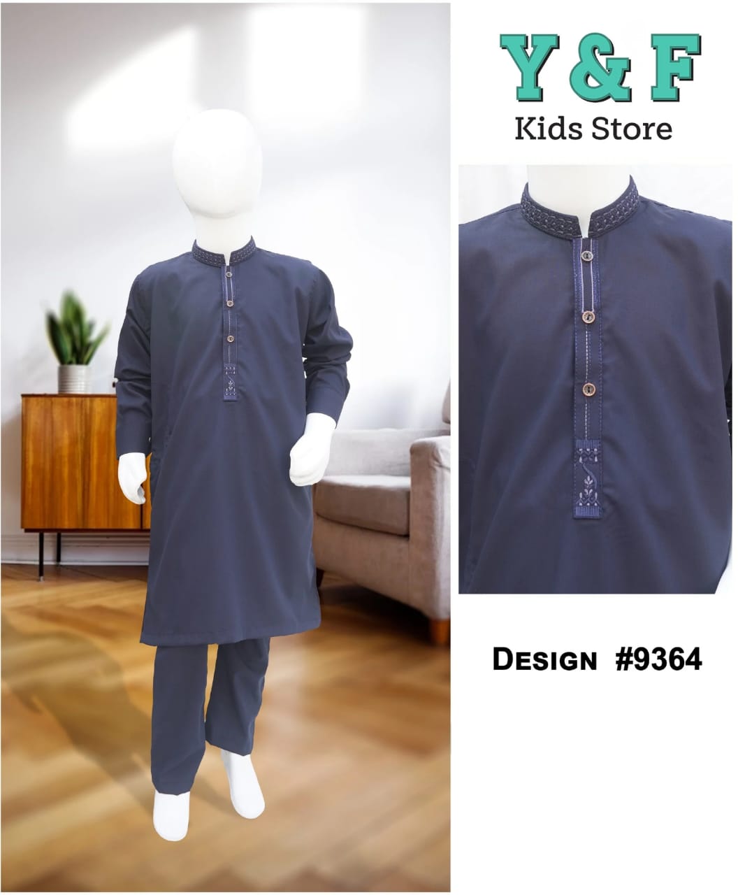 Boys Kurta Pajama - 9364
