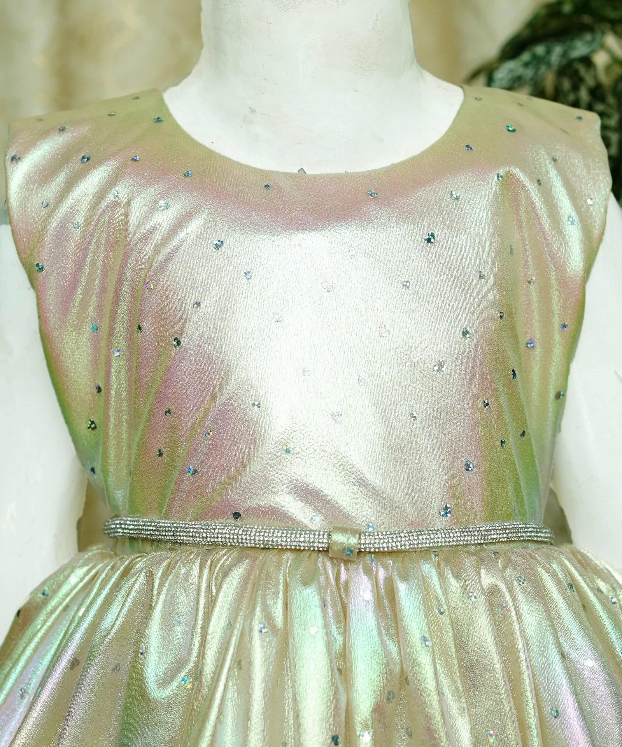 Girls Frock Skin With Sleeves Attached- 1020