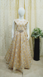 Girls Maxi With Sleeves Attached- 1023